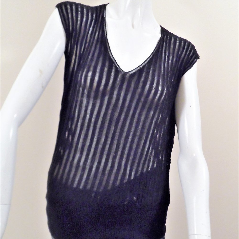 BEUTLER SWEATERS NEW WITH TAG SLEEVE/LESS VIS/COT